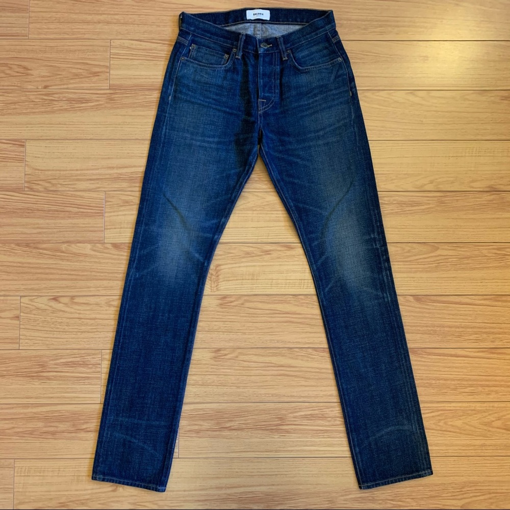✨RARE✨Baldwin Henley Slim Straight Selvage Jeans